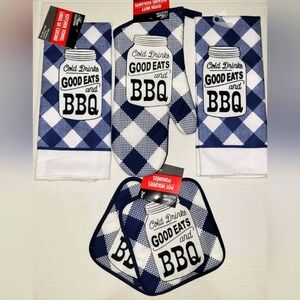 5 Piece Kitchen Set (Cold Drinks Good Eats and BBQ)